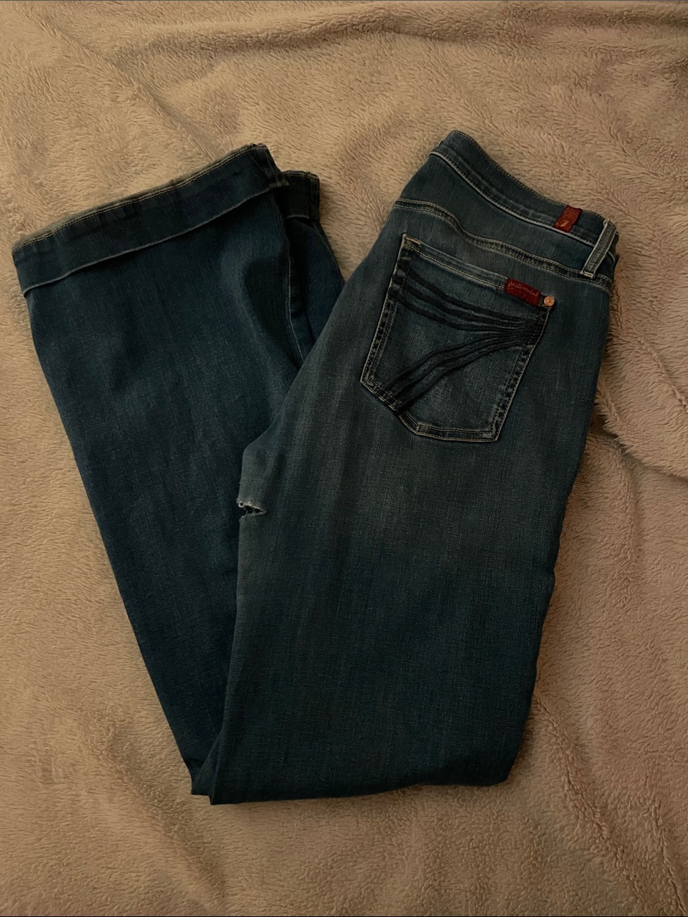 7 For all Mankind dark wash dojos